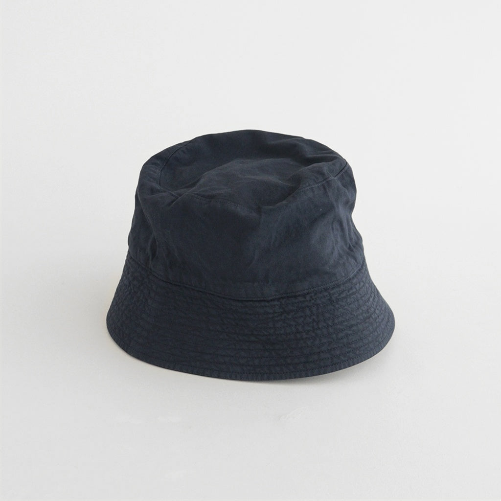 GARMENT-DYED FINX CHINO BUCKET HAT MADE BY KIJIMA TAKAYUKI #NAVY