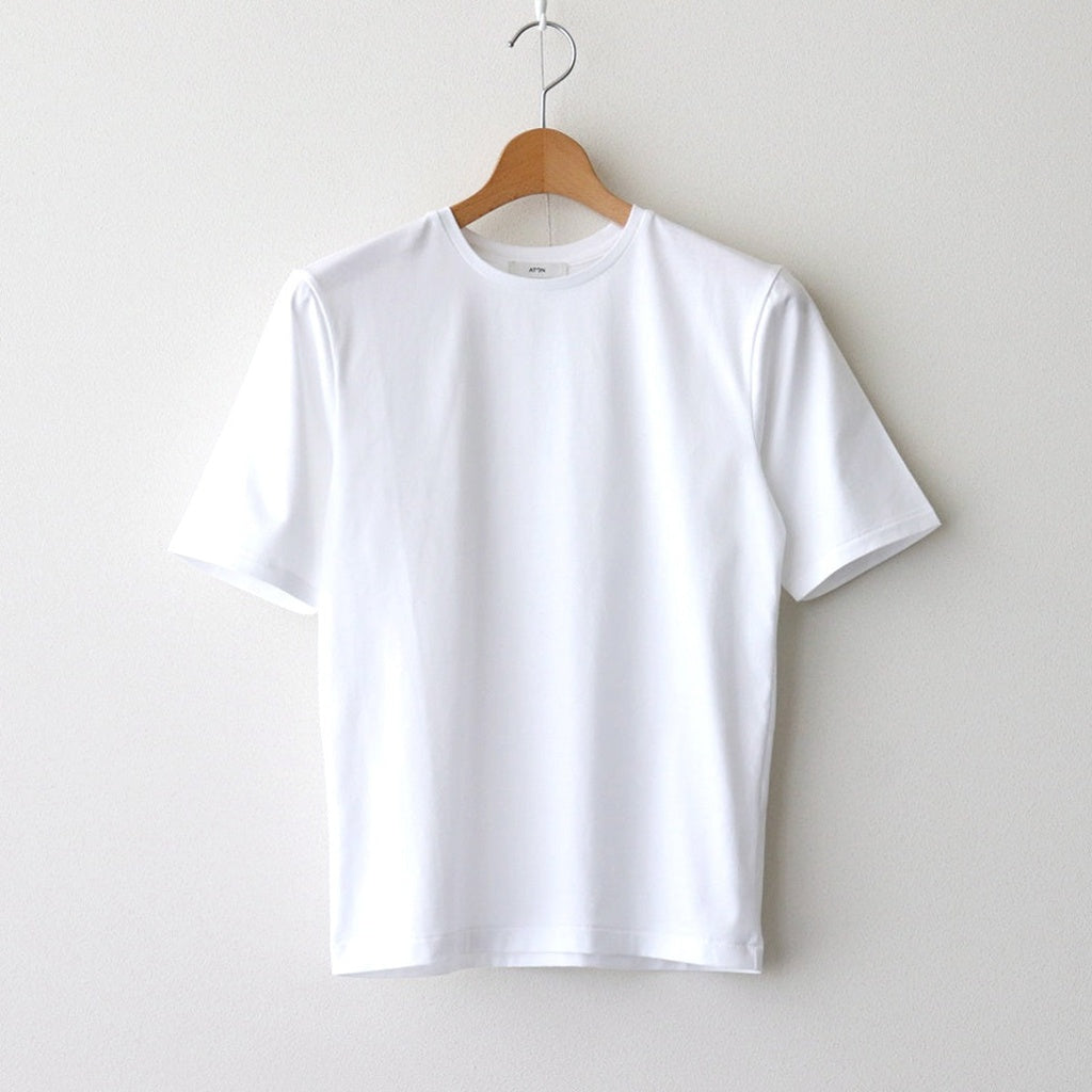 SUVIN 60/2 PERFECT SHORT-SLEEVE #WHITE [KKAGGM0013] - ciacura 三重