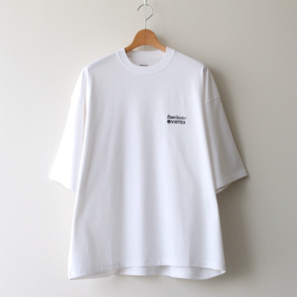 VIBTEX for FreshService S/S CREW NECK TEE #WHITE [FSC244-70176B] – ciacura