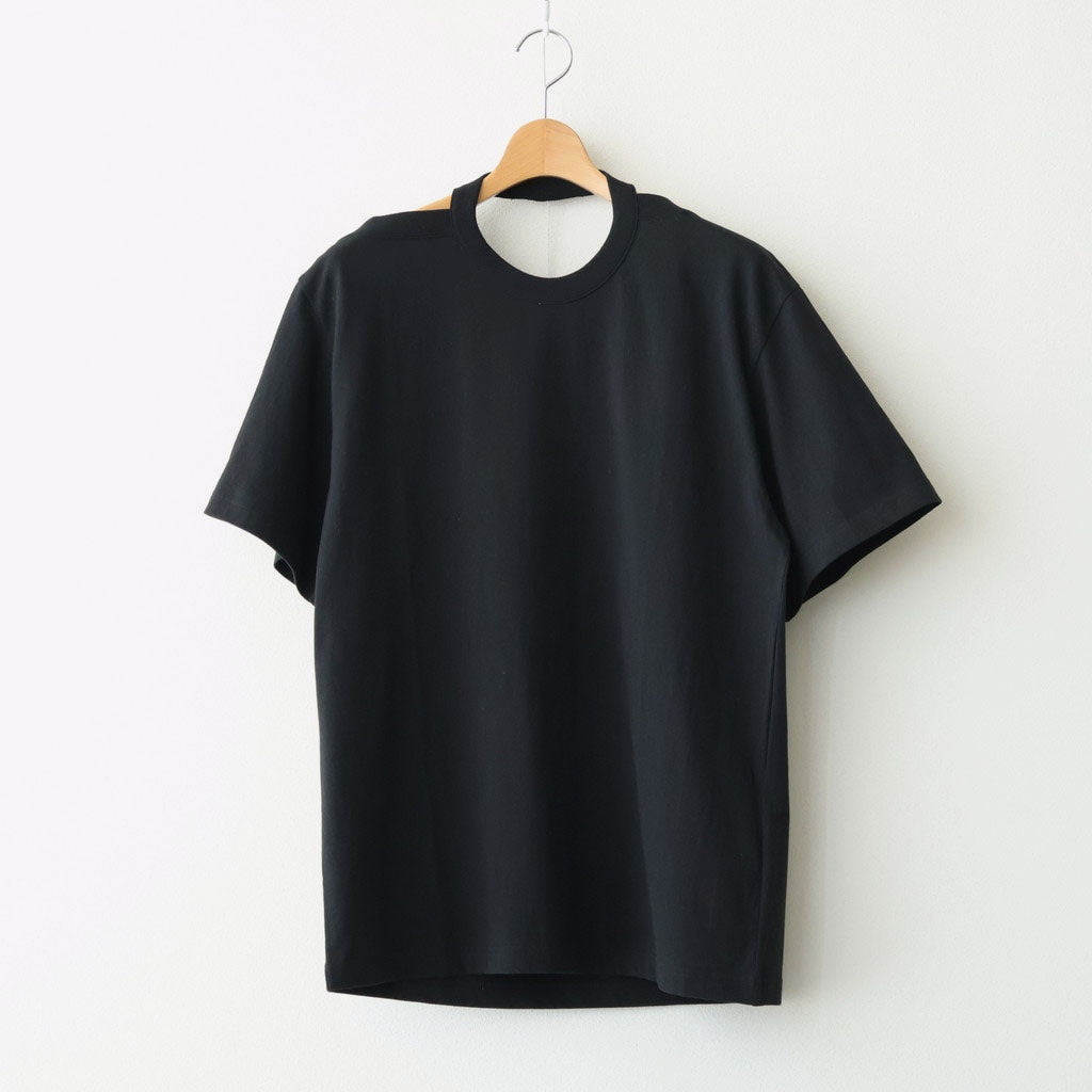 Raffy Gauze 2-Way T-Shirt #BLACK [I26SS-CUT9] - ciacura 三重県