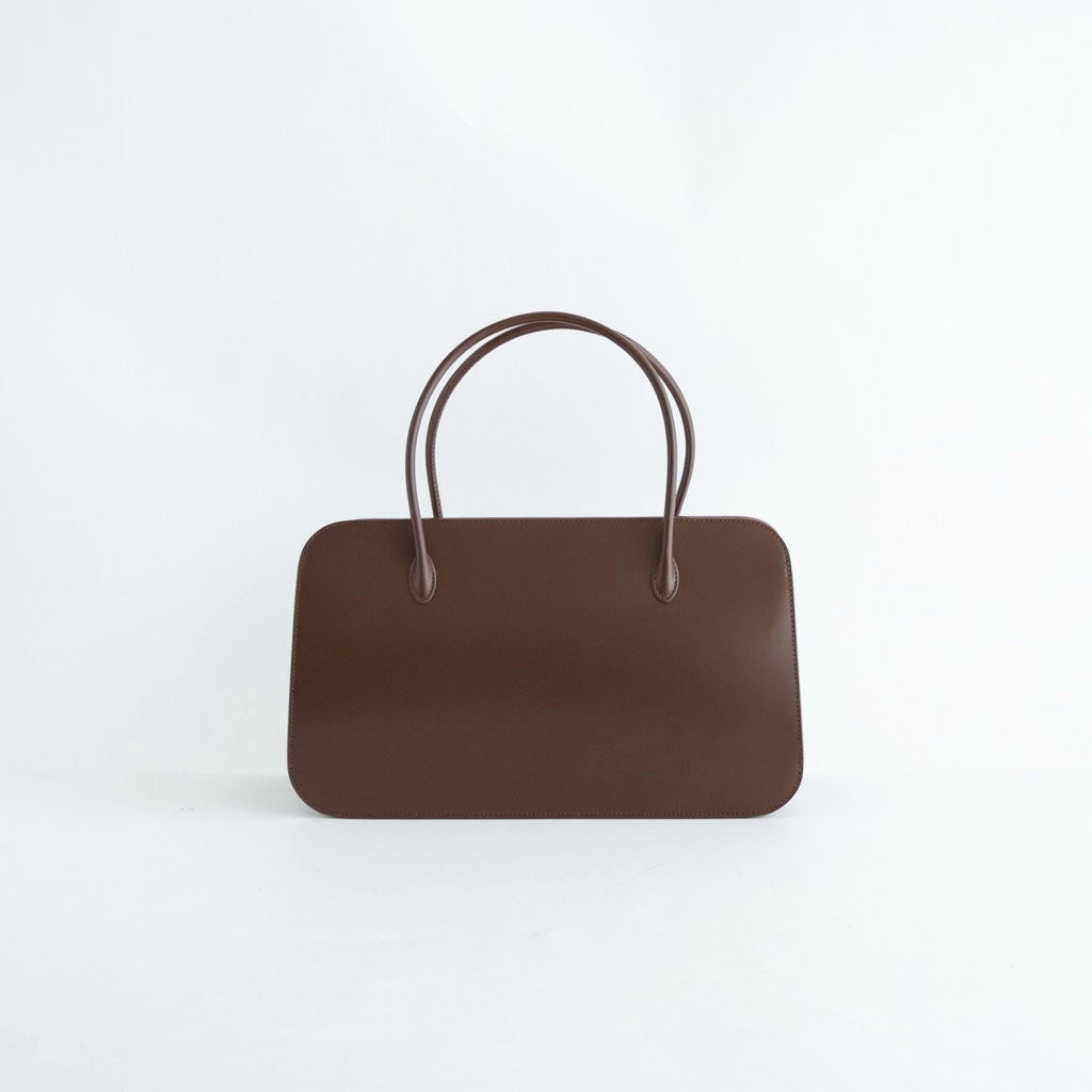LEATHER TOTE BAG - M MADE BY AETA #BROWN [A26AB04AE] - ciacura