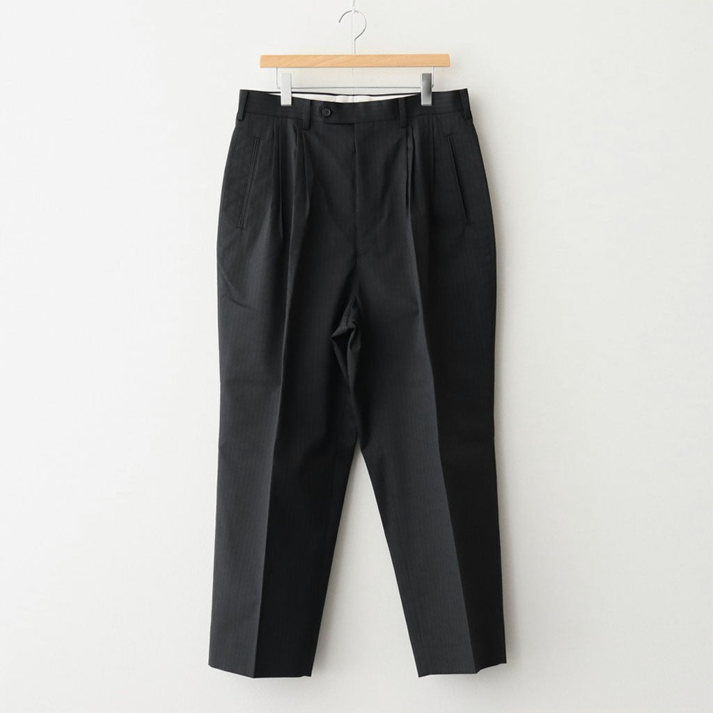 [美品]S.E.H KELLY　パンツ　ウールスウェード　ブラック　英国　L相当 美品]S.E.H KELLY パンツ ウールスウェード ブラック 英国 L相当 美品