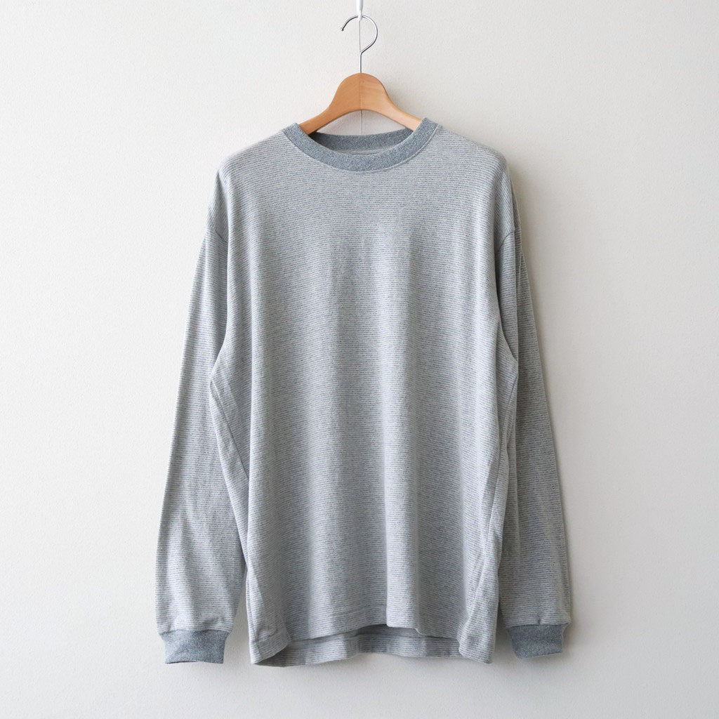 Border L/S Cutsew #L.GRAY [2601-012] - ciacura 三重県四日市市の