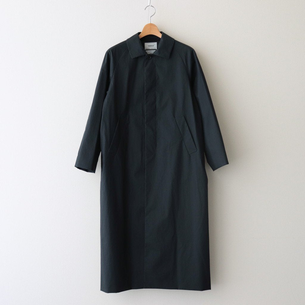 SOUTIEN COLLAR COAT LONG #NAVY [62555] _ YAECA | ヤエカ – ciacura