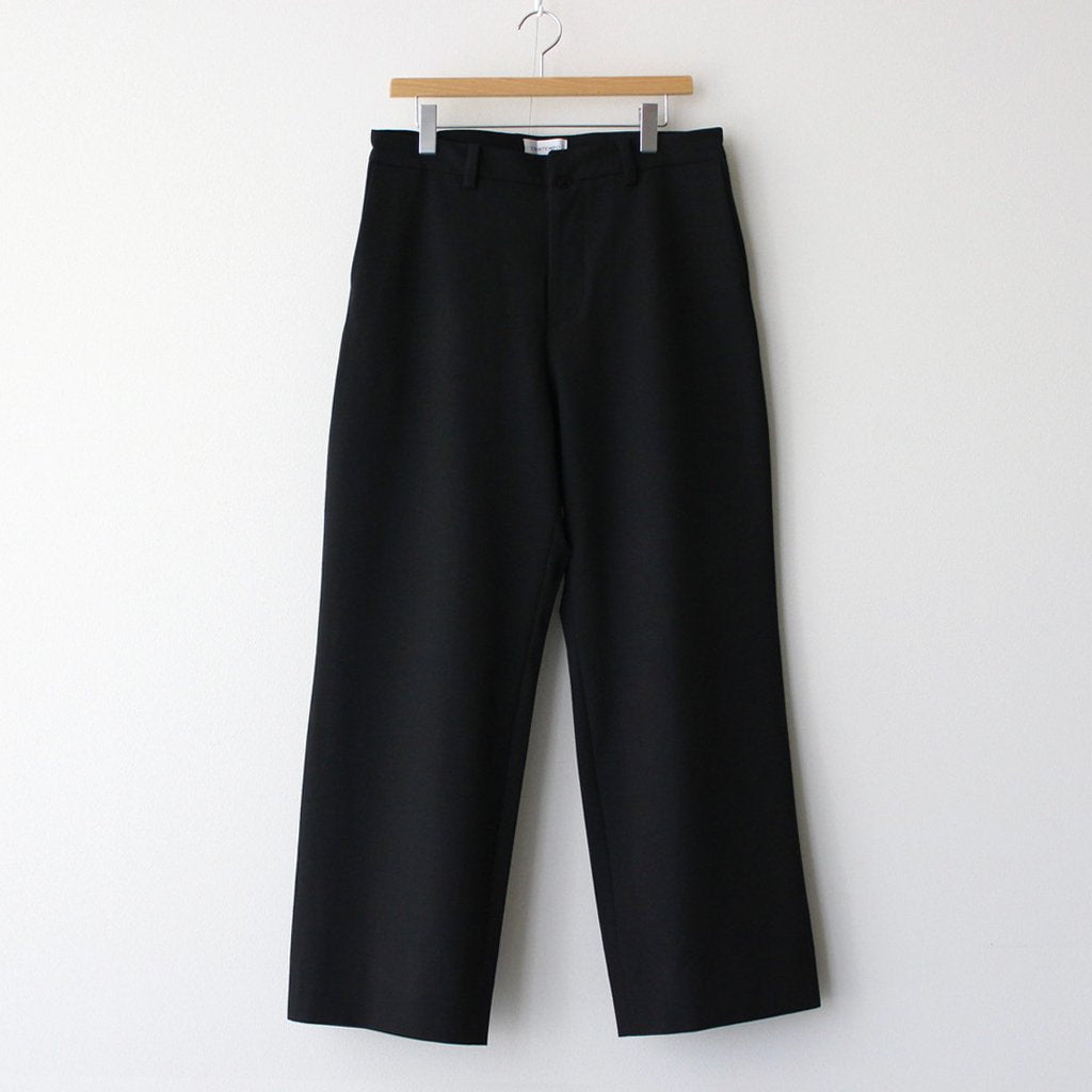 2WAY PANTS WIDE STRAIGHT #DARK CHARCOAL [53606] _ YAECA | ヤエカ