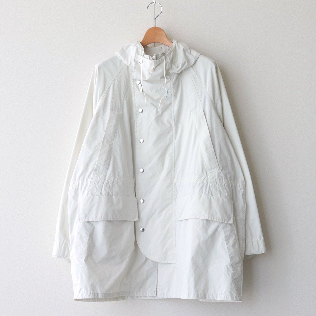 HOODED BLOUSON #FOG WHITE [YK23SS0459B]