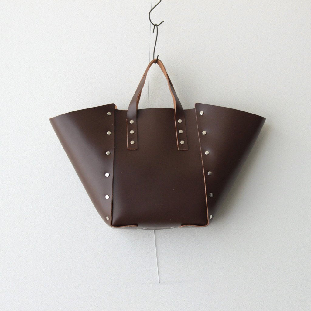 ASSEMBLE HAND BAG WIDE M #DARK BROWN [DI-RB-AWM] _ Hender Scheme