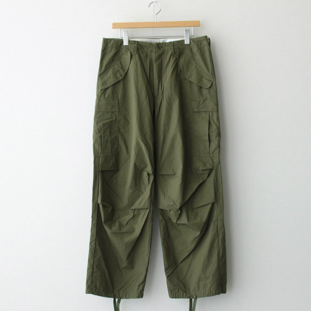 M-51 FIELD PANTS #OLIVE POPLIN [23602] _ YAECA | ヤエカ – ciacura