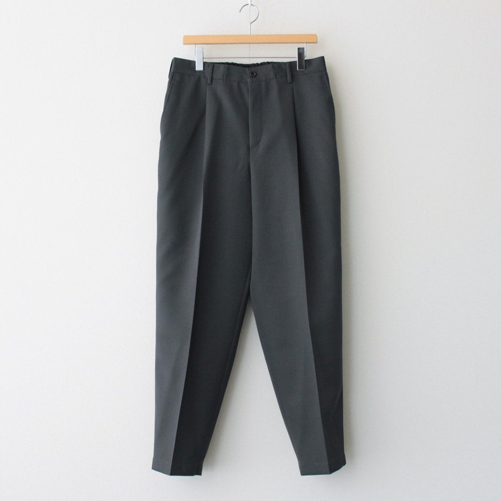 SCALE OFF WOOL TAPERED TROUSERS #C.GRAY [GM233-40170B] _