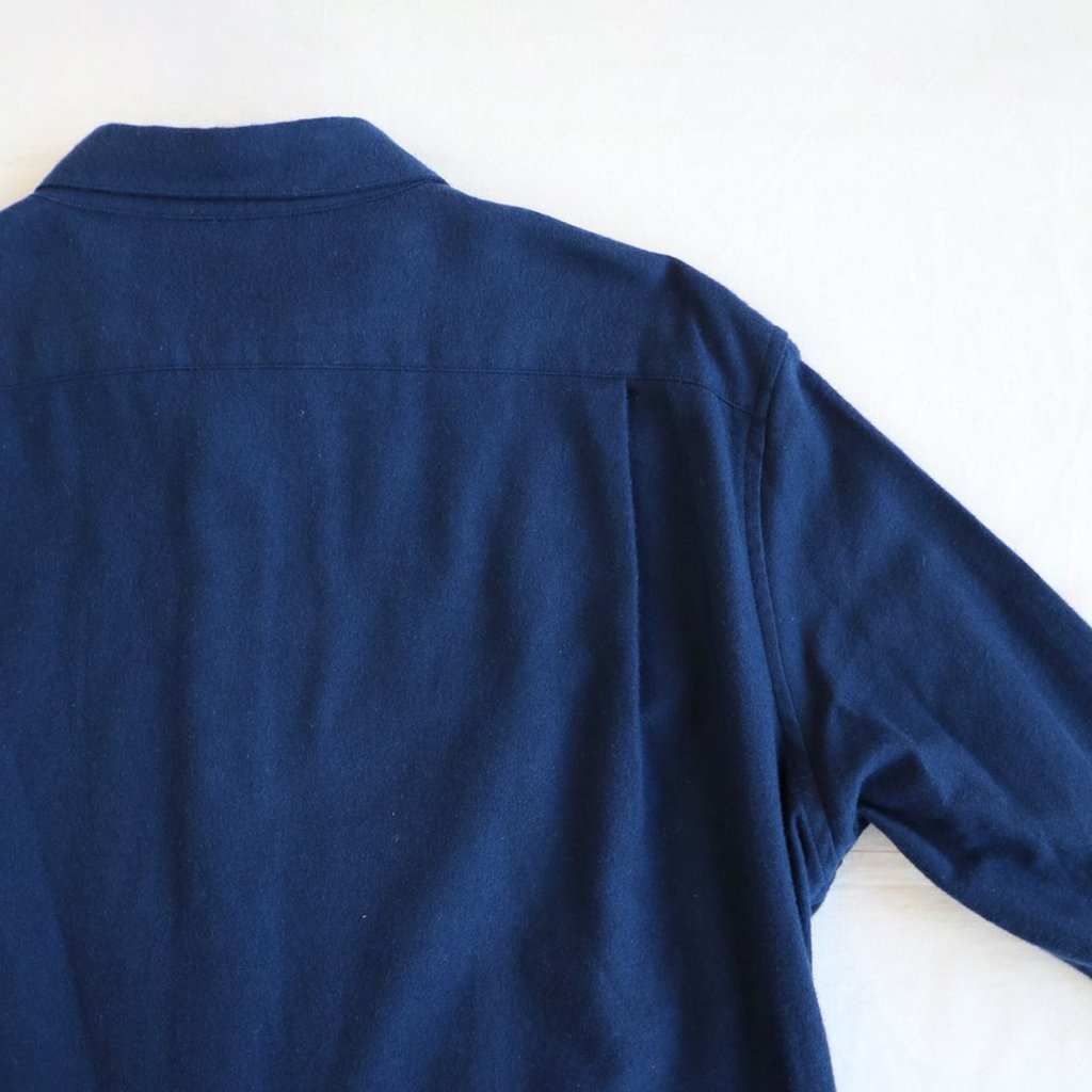 松阪木綿のポケットシャツ #NAVY