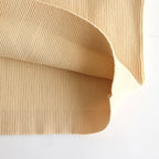 COTTON HIGH GAUGE RIB KNIT POLO #YELLOW [A00P01HR]