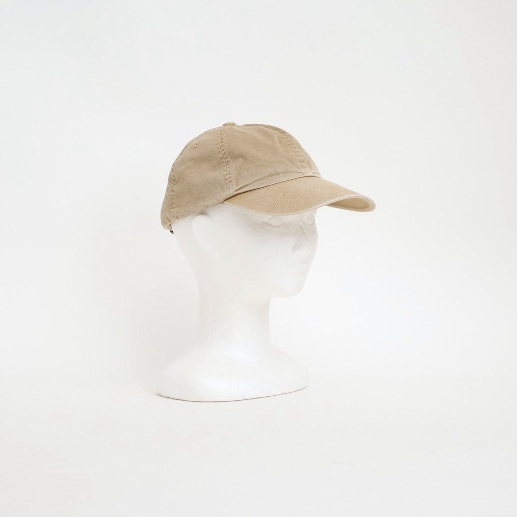 GARMENT-DYED FINX CHINO CAP MADE BY KIJIMA TAKAYUKI #LIGHT BEIGE [A26SC02KT]