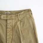 PRODUCT DYED FINX CHINO ONE-TUCK PANTS #BEIGE [A25AP01CP]