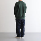 LIGHT OZ CREW NECK SWEAT #GREEN [FSW-23-SW_151]
