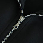 SUPER HIGH GAUGE SWEAT ZIP BLOUSON #INK BLACK [A25AB01CU]