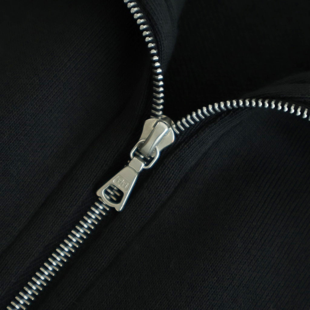 SUPER HIGH GAUGE SWEAT ZIP BLOUSON #INK BLACK [A25AB01CU]