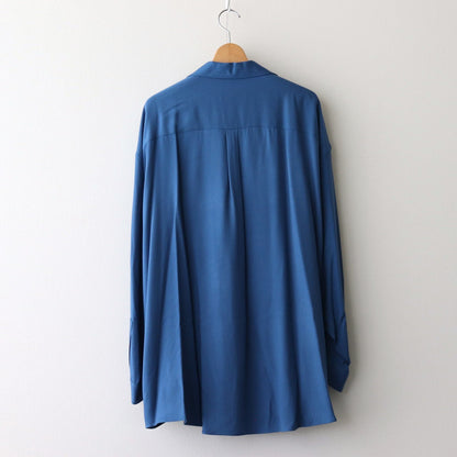 SIDOGRAS Twill Viscose Oversized Sleeping Shirt #BLUE [GM244-50014B]