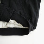 Fulled Wool Twill Flight Jacket #BLACK [GU263-30411]