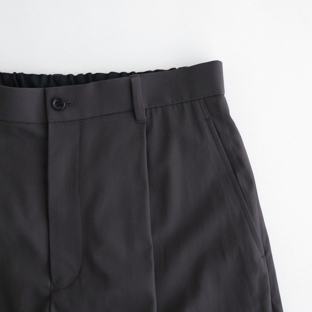 Brushed Cotton Gabardine Wide Straight Pants #CHARCOAL [GM261-40395]
