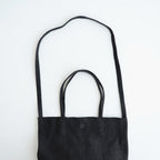 3WAY MEDIUM TOTE - OIL SUEDE #CHARCOAL [ML -1]