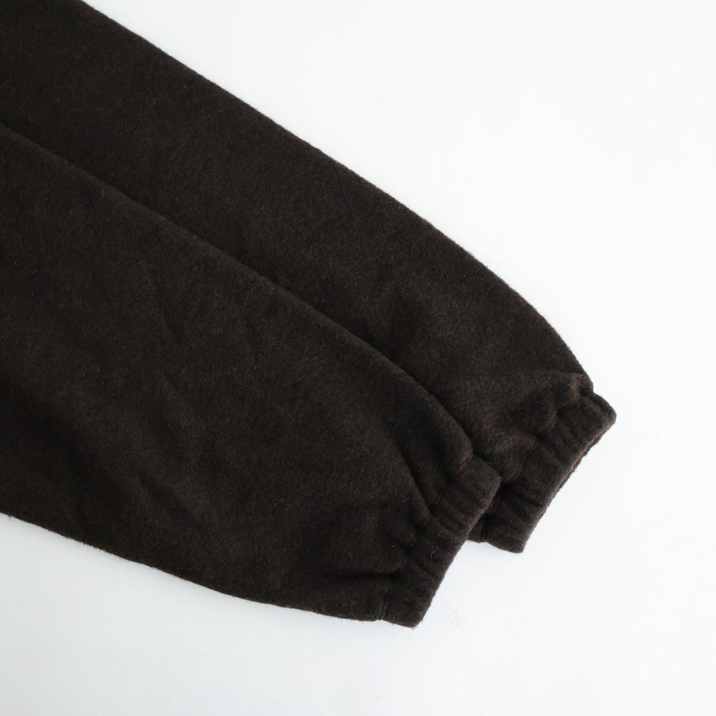 Wool Fleece Half Zip Pullover #BROWN [YK25FW01090B]