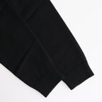 WOOL WASHI CREWNECK SWEATER #BLACK [KRAGGW0102]