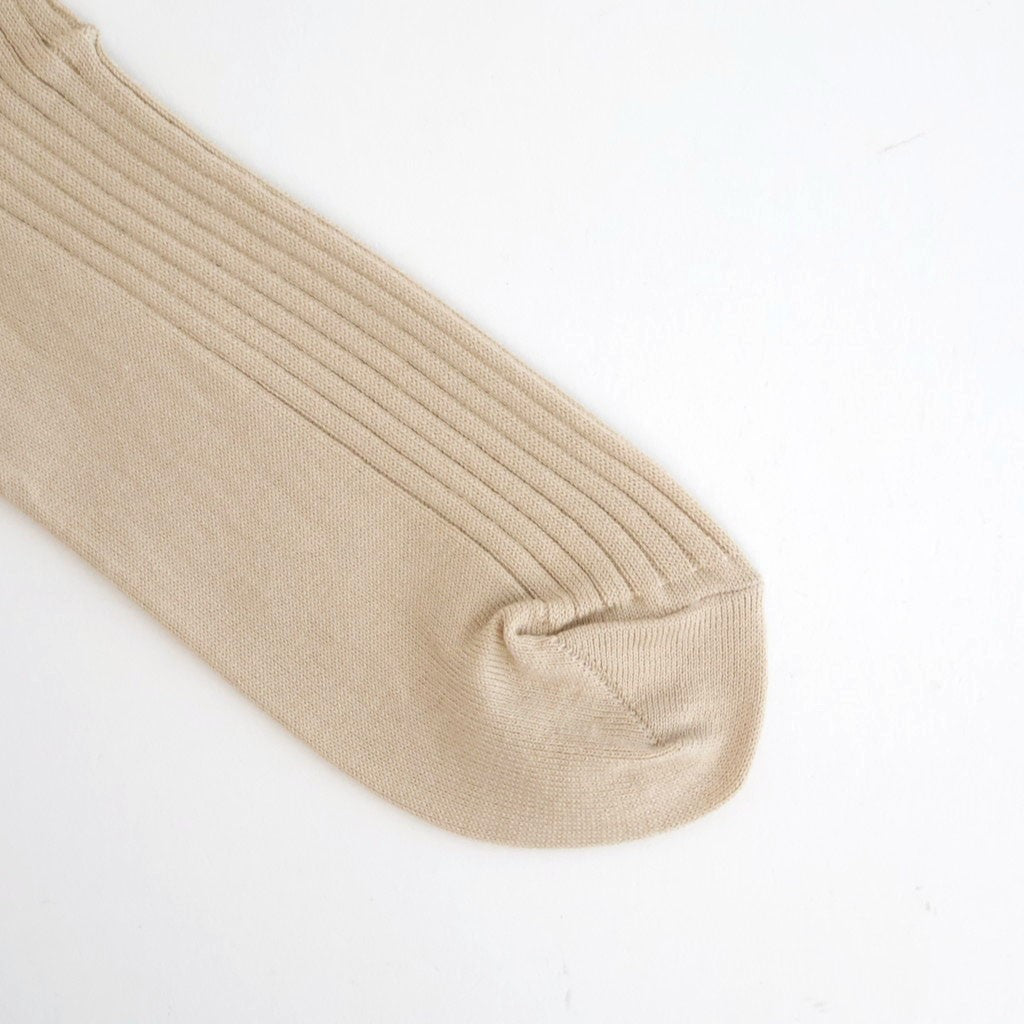 GIZA HIGH GAUGE SOCKS #BEIGE [A00S02SX-W]