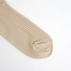GIZA HIGH GAUGE SOCKS #BEIGE [A00S02SX-W]