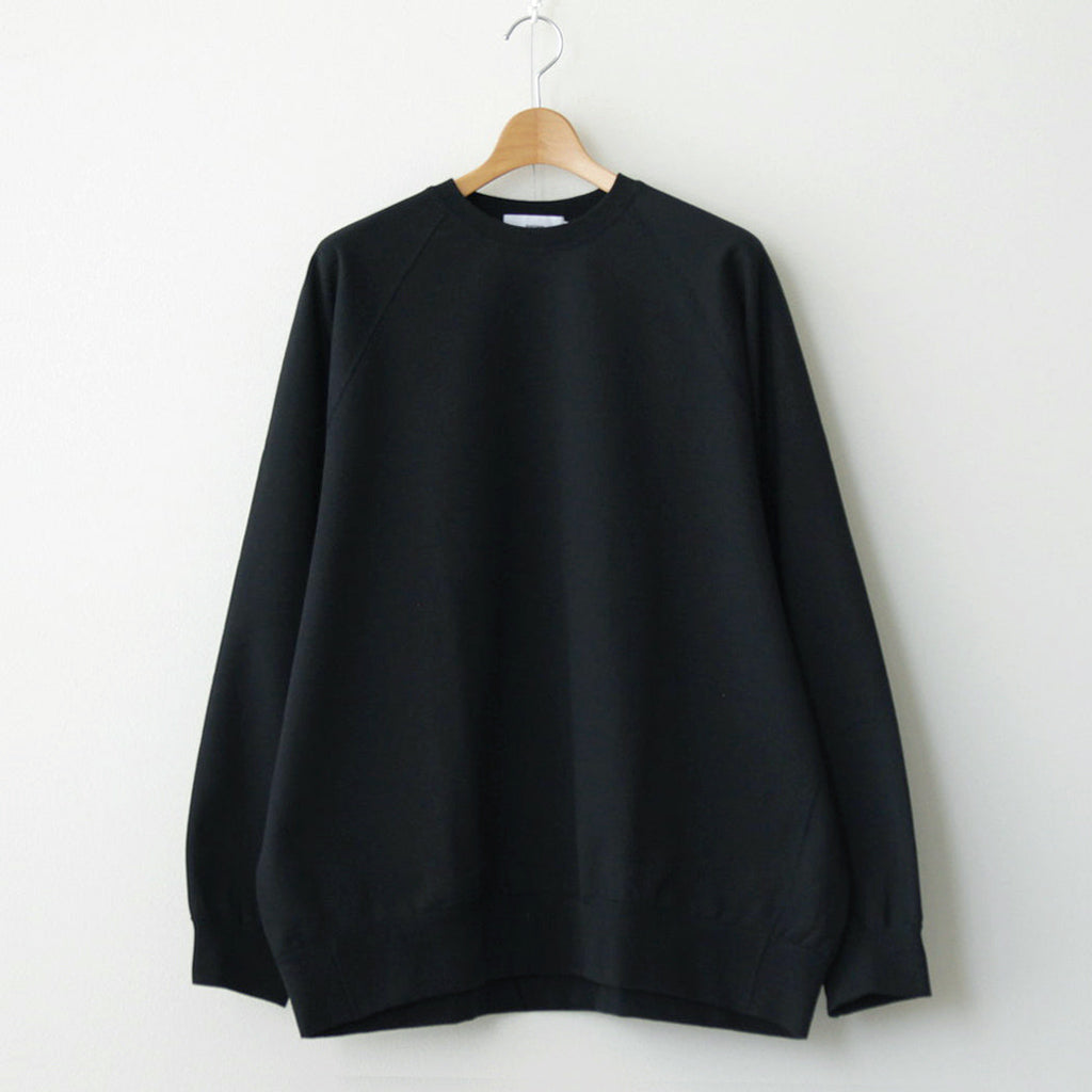 Ultra Compact Terry Crew Neck Sweater #BLACK [GM243-70142]