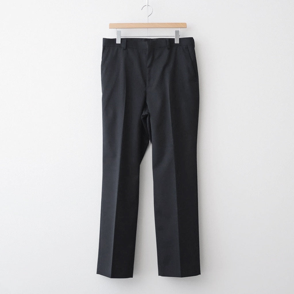 LIGHT WOOL MAX GABARDINE SLACKS #TOP BLACK [A26SP03MG] – ciacura