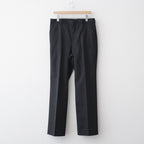 LIGHT WOOL MAX GABARDINE SLACKS #TOP BLACK [A26SP03MG]