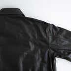 Leather Flight Jacket #Dark Brown [YK26FW01304B]