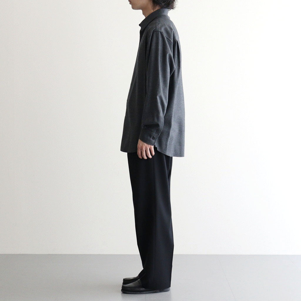 SUPER LIGHT WOOL SHIRT #TOP CHARCOAL [A26AS02OS]