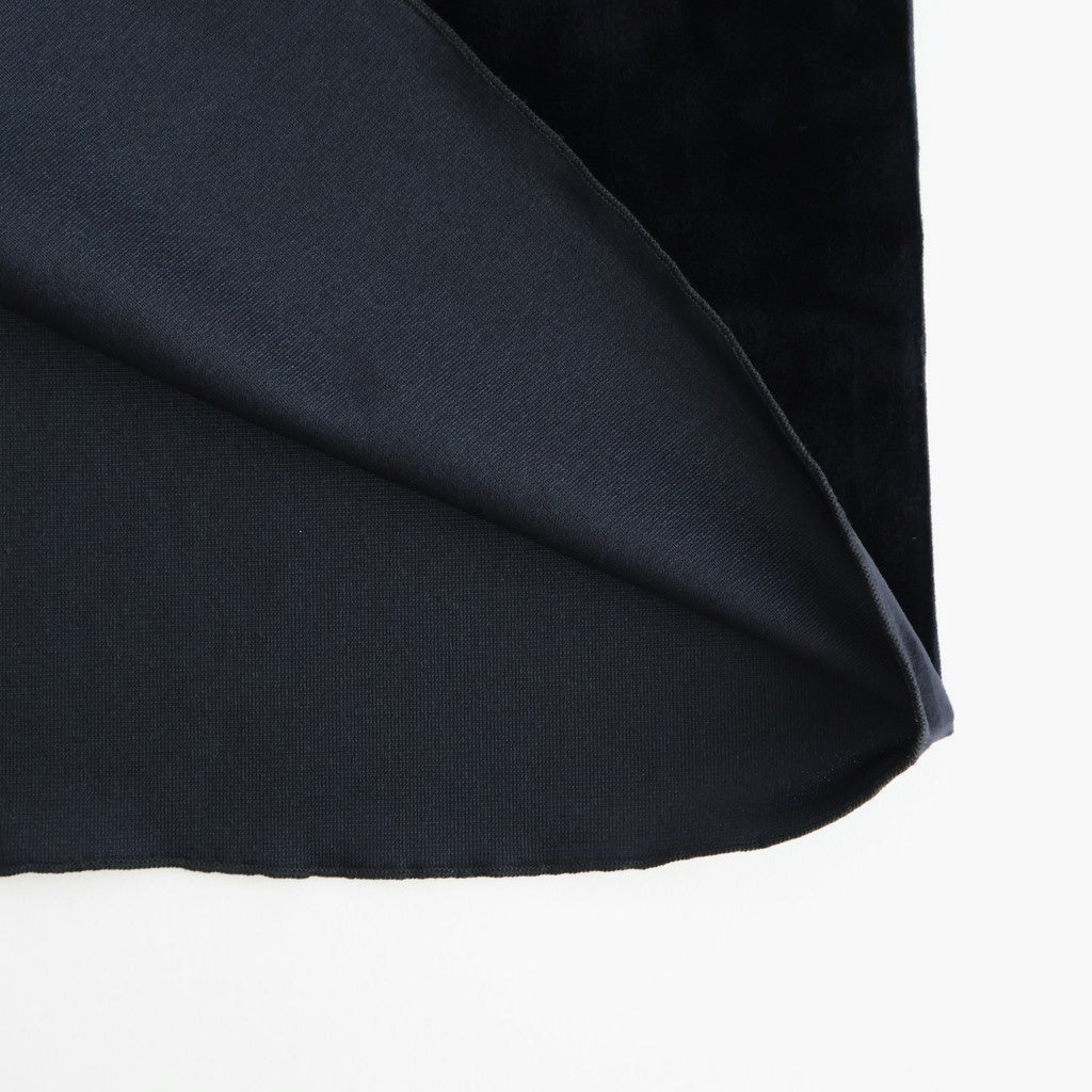 Pencil Velour Skirt #BLK [12520805]