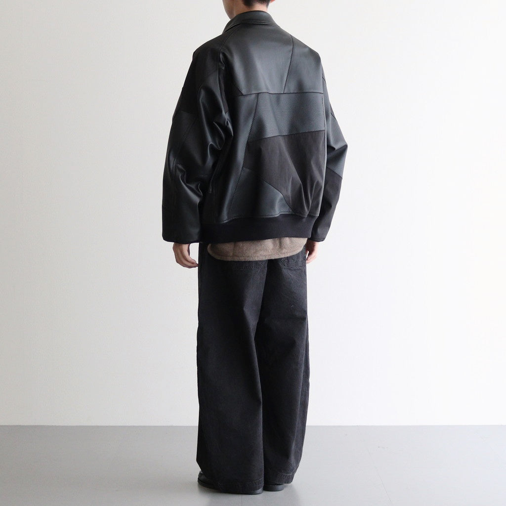 綿オックス 製品加工ワイドパンツ #BLACK [HP-P008-051] – ciacura