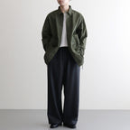 綿ウェザー 製品洗シャツジャケット #KHAKI [HP-B024-051]