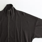 SUPER HIGH GAUGE SWEAT ZIP BLOUSON #DARK BROWN [A24AB01CU]