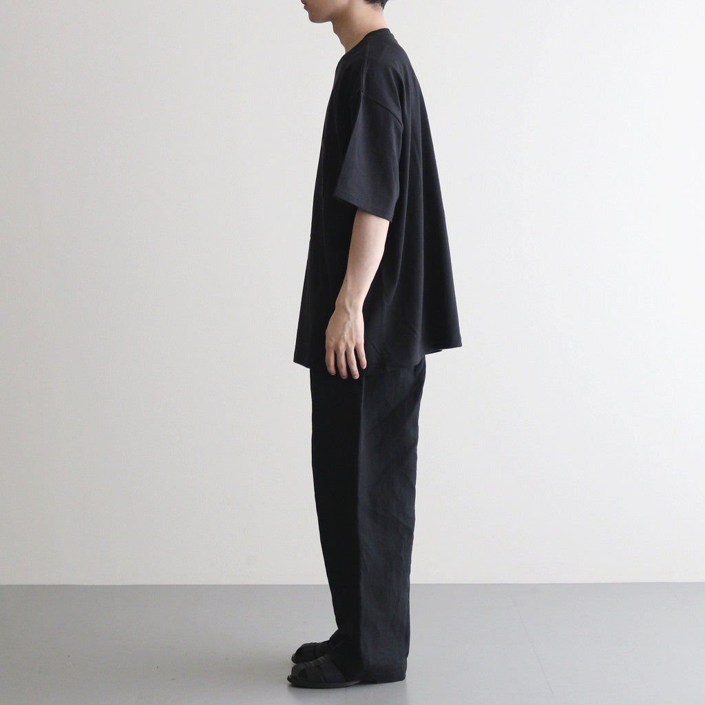 S/S Oversized Pocket Tee #BLACK [GU241-70106B]