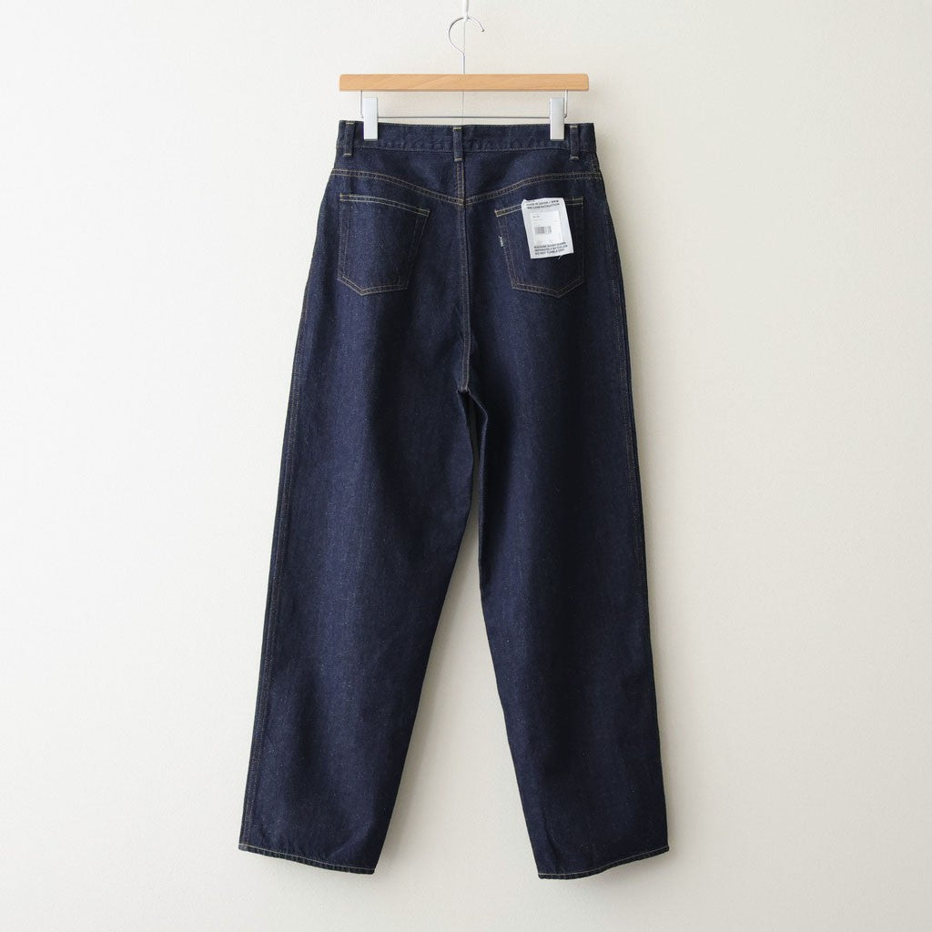 HEMP DENIM PANTS - WIDE TAPERED #indigo [35-10.5H]