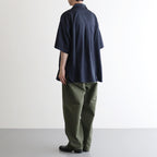 COOLFIBER OPEN COLLAR S/S SHIRT #NAVY [FSC251-50134]