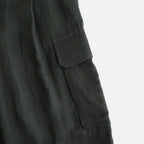 VIS/LI BRIGHT TWILL CARGO SHORT TROUSERS #DARK CHARCOAL [ST.1458]