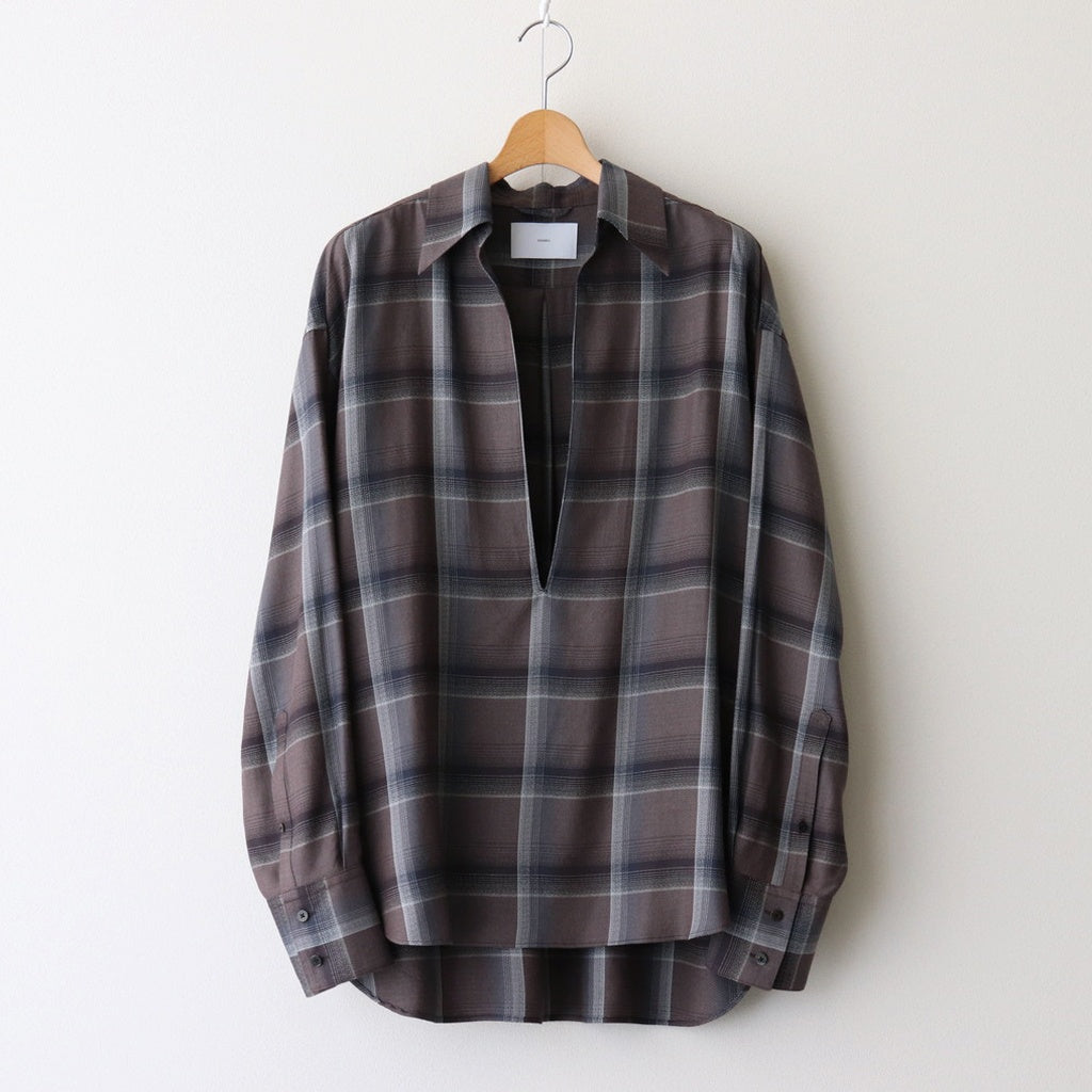 OMBRE SKIPPER BLOUSE #DARK PURPLE [2541000510]