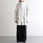 HOODED BLOUSON #FOG WHITE [YK23SS0459B]