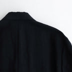 LI/NY POPLIN SINGLE BREASTED JACKET #BLACK [ST.1115]