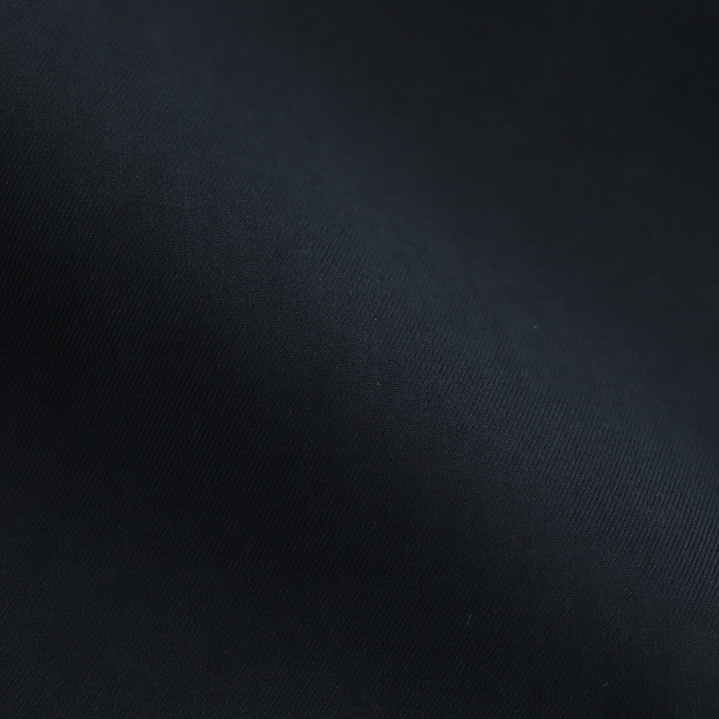 CUPRO TWILL OVERSIZED LS SHIRT #BLACK [ST.1151]