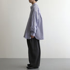 CORPORATE UNIFORM L/S SHIRT #BLUE STRIPE [FSC244-50105B]