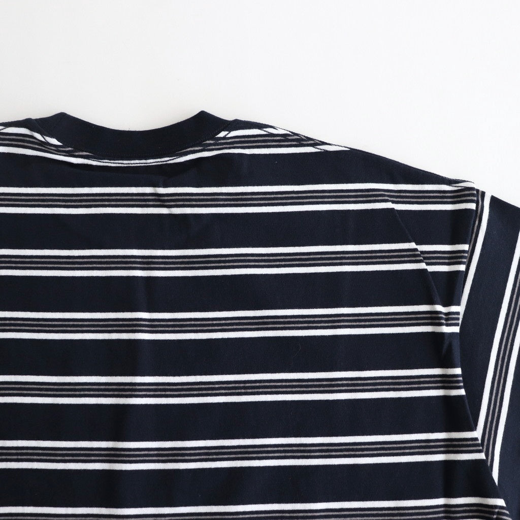 MULTI BORDER S/S TEE #NAVY [FSC251-70121]