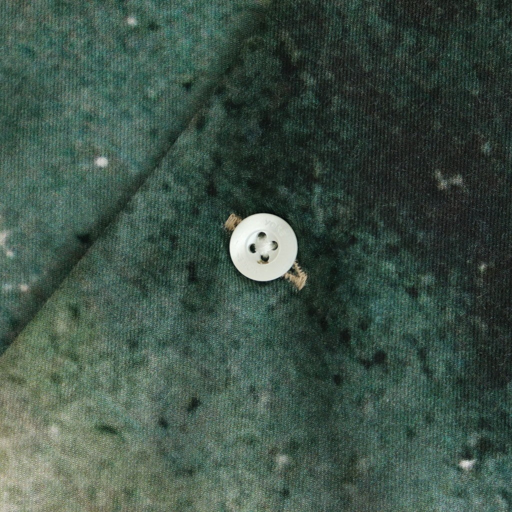 LANDSCAPE PRINTED OPEN COLLAR SHIRT #YELLOW [YK25SS0933SH]