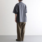 Solotex Twill S/S Oversized Box Shirt #GRAY [GM252-50001B]