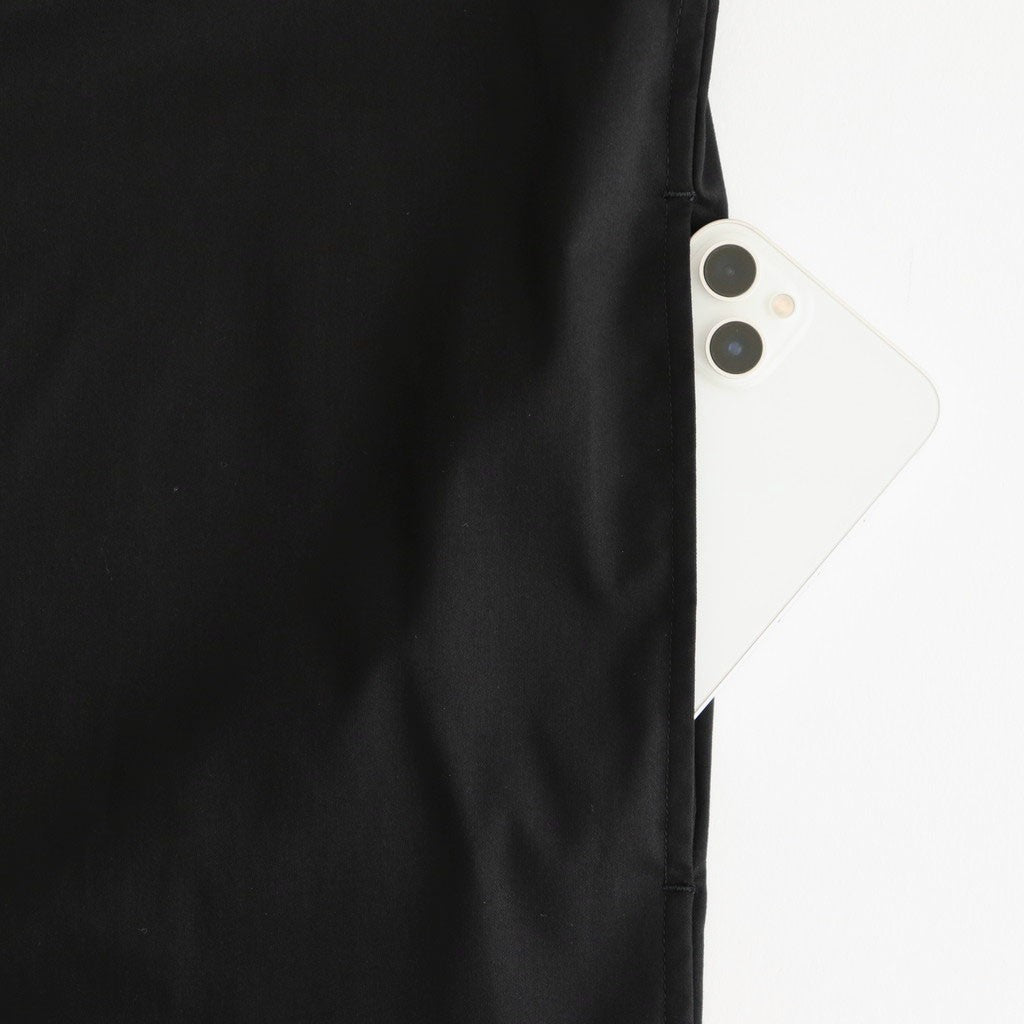 Solotex Twill S/S Oversized Box Shirt #BLACK [GM252-50001B]